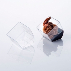 VASO TRANSPARENTE CUBO 58 ml (100 uds.)